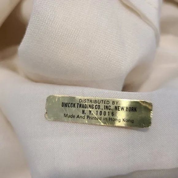 Vintage Dweck Purse Scallop Retro Beaded Pink Round Handles Lucite? - Picture 9 of 13